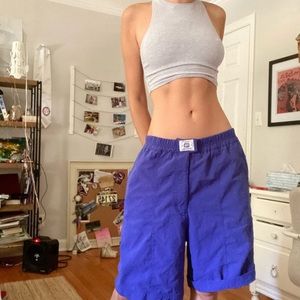 GSCO / Gitano large purple cargo shorts